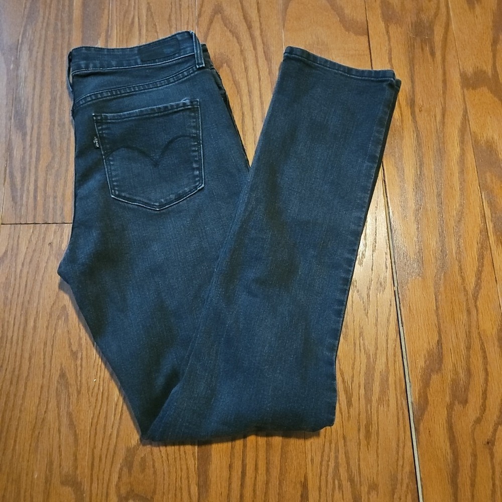 Levi's Demi Curve Women's Jeans Size 8/29 Mid Rise Slim Black Vintage Y2K